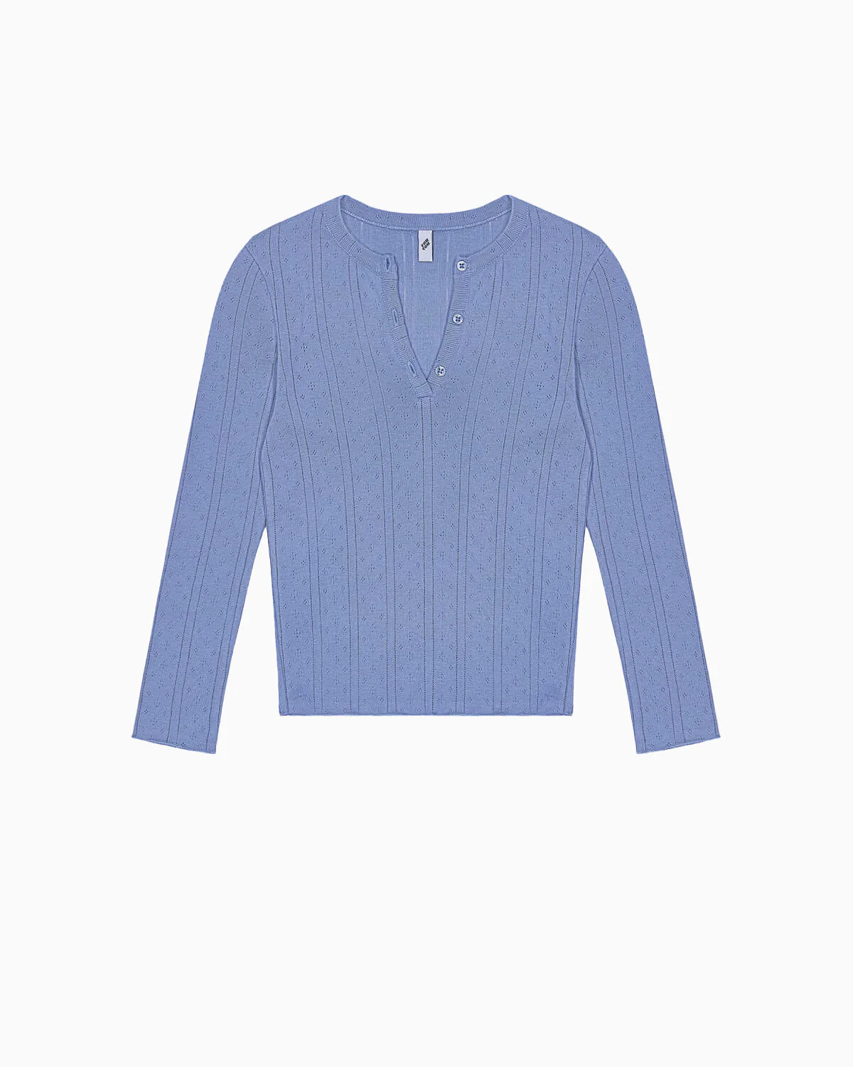 The Baby Henley French Blue