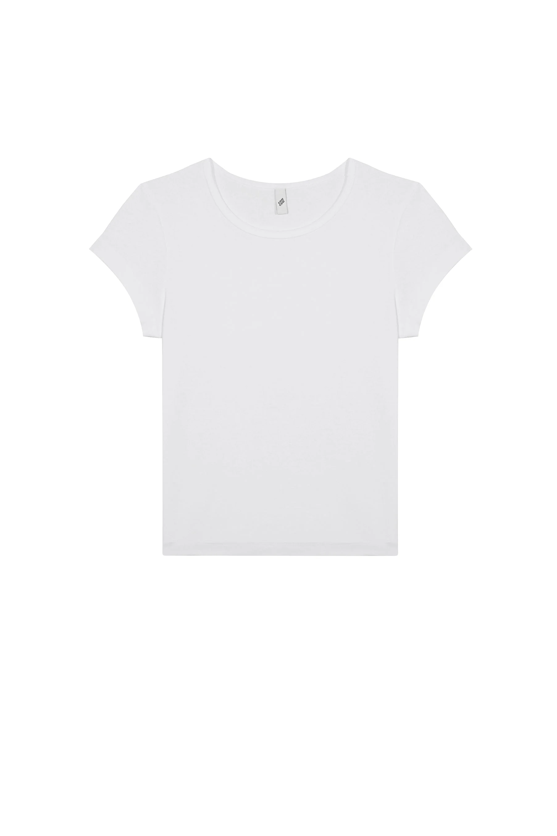The Baby Tee: Cotton Jersey White - Image 3