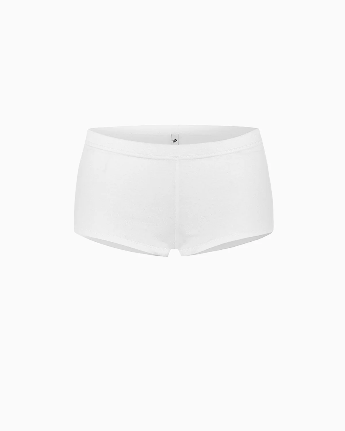 The Boyshort: Cotton Jersey White