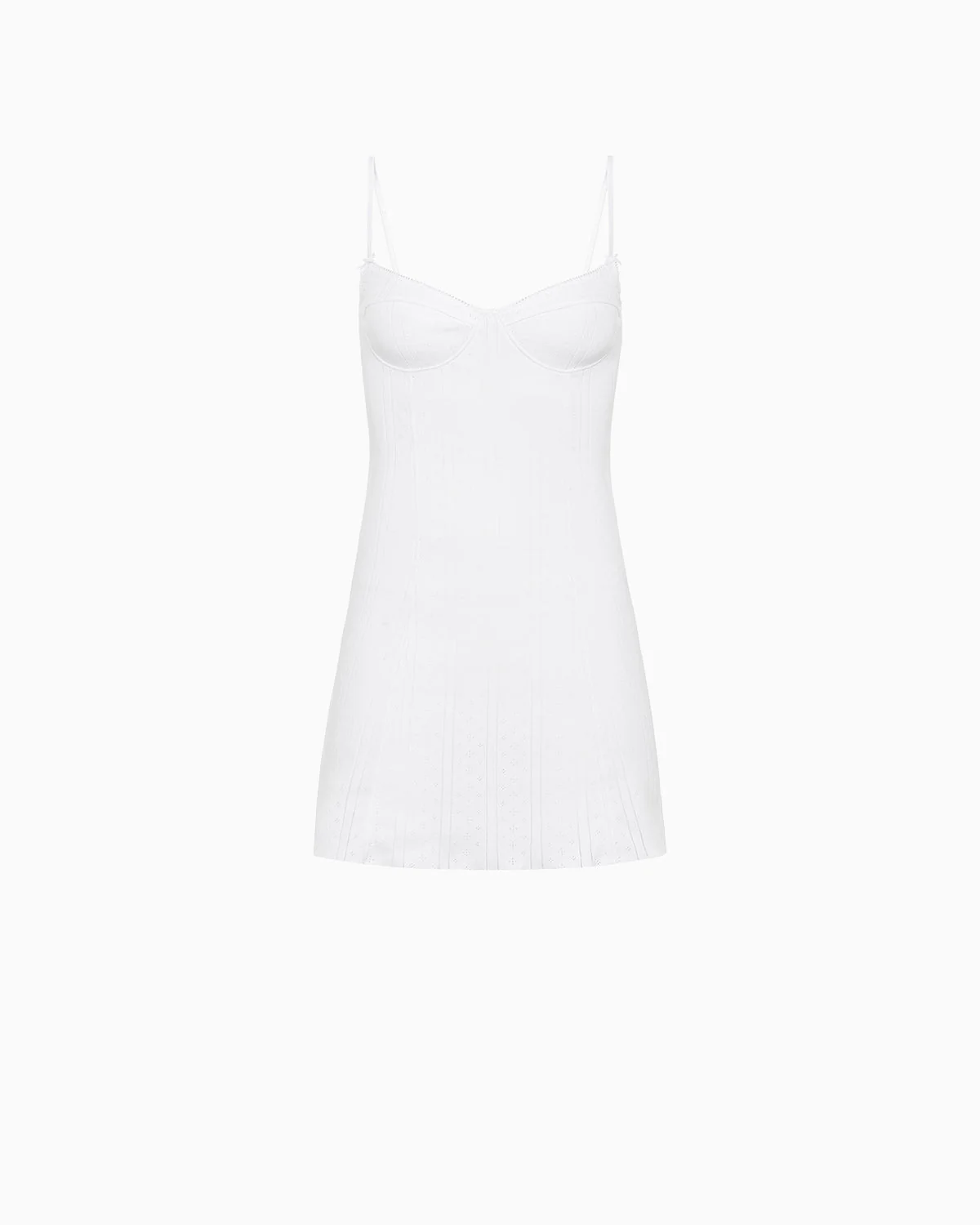 The Balconette Dress White