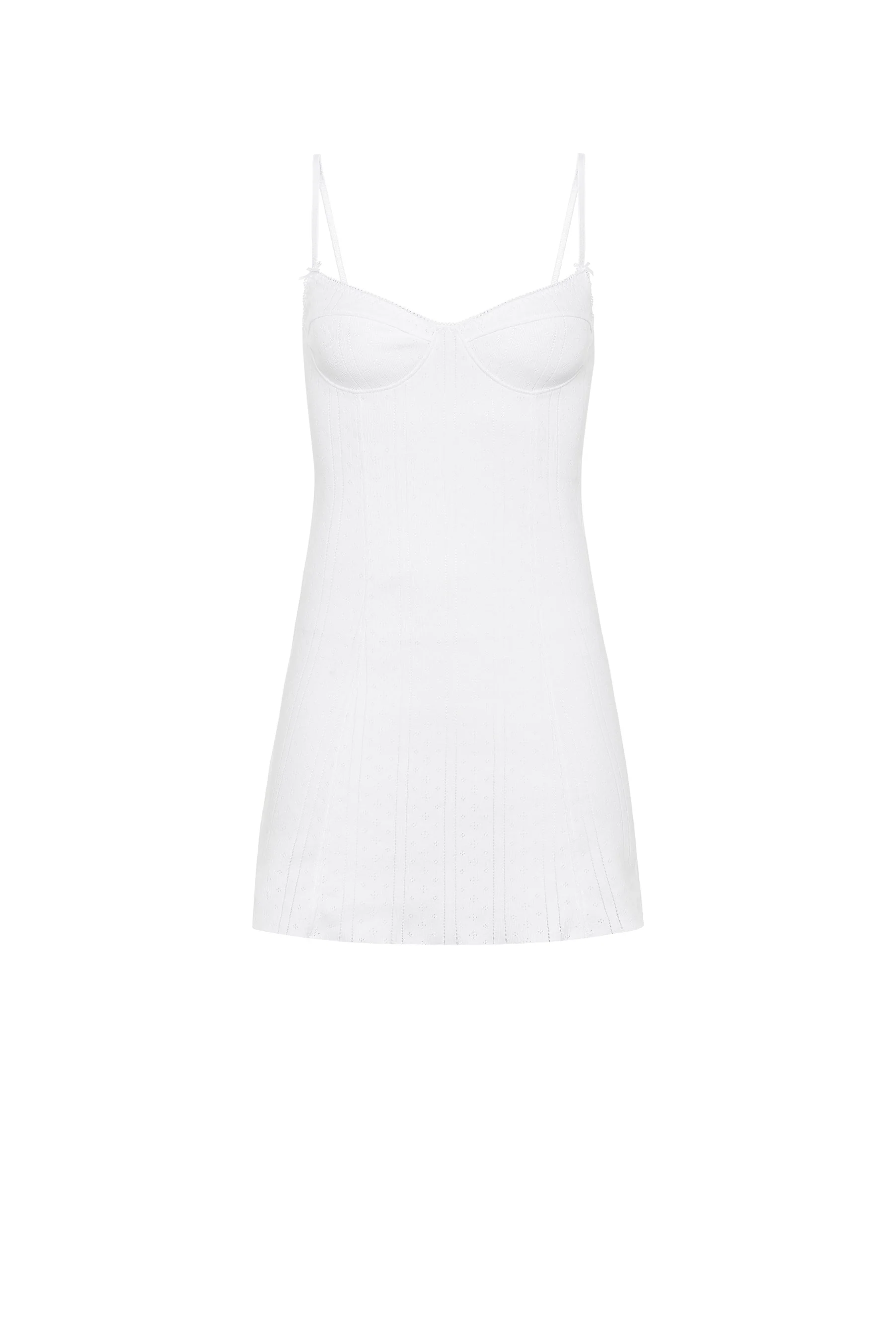 The Balconette Dress White - Image 3