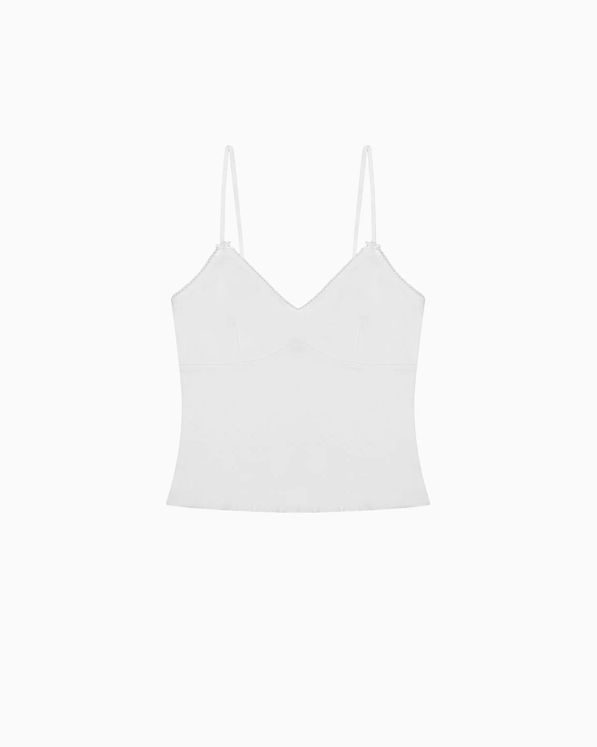 The Bralette Tank: Cotton Jersey White