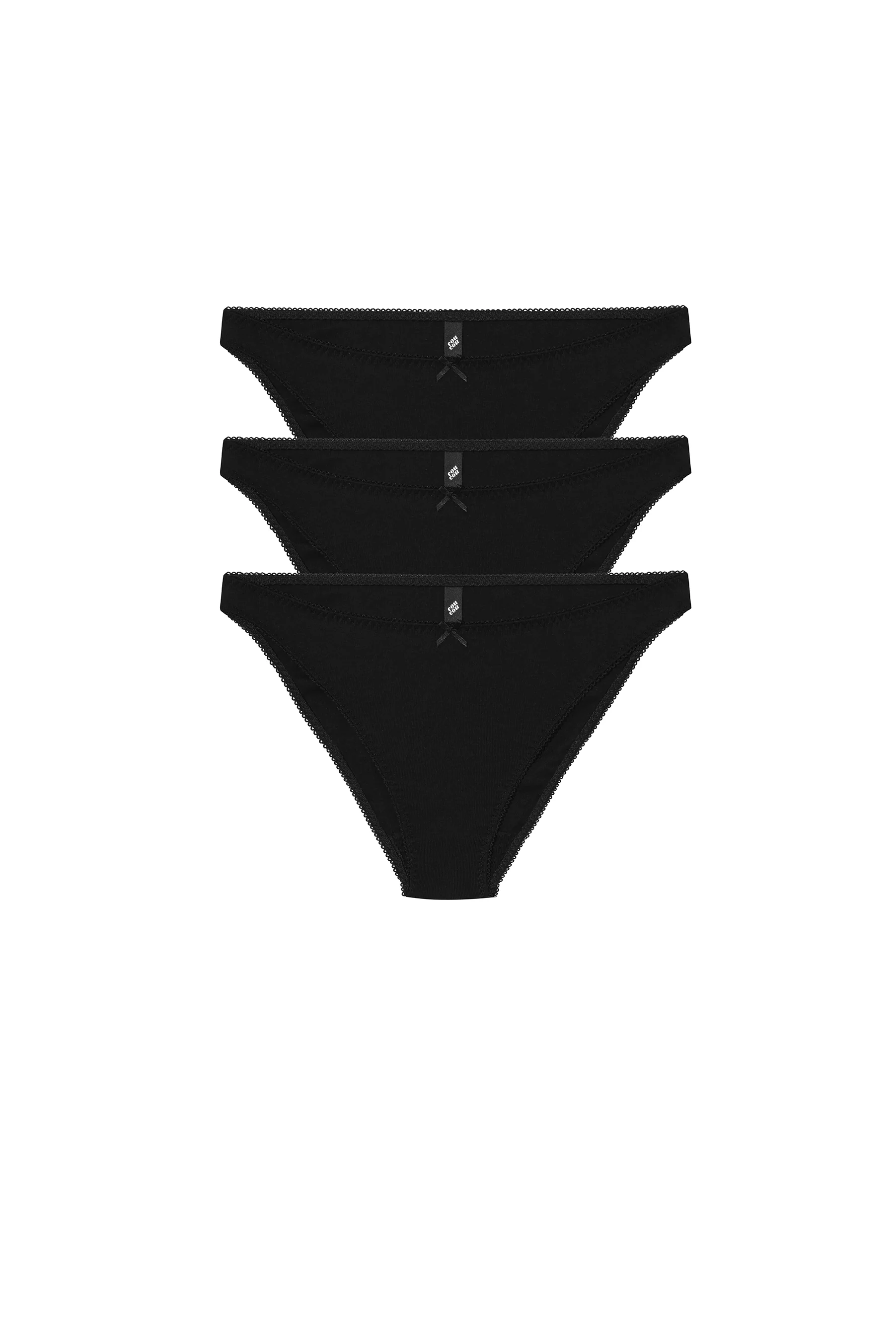 The Brief 3-Pack: Cotton Jersey Black - Image 3