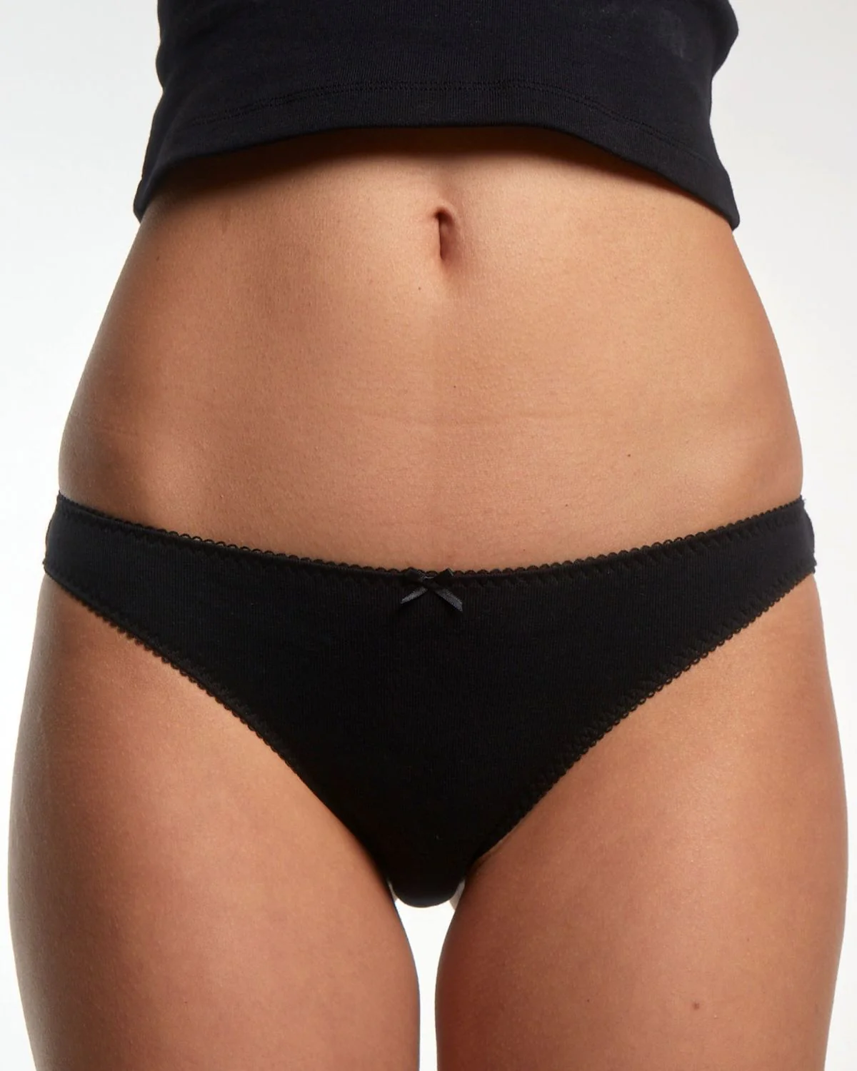 The Brief 3-Pack: Cotton Jersey Brown, Baby Pink, Black - Image 6
