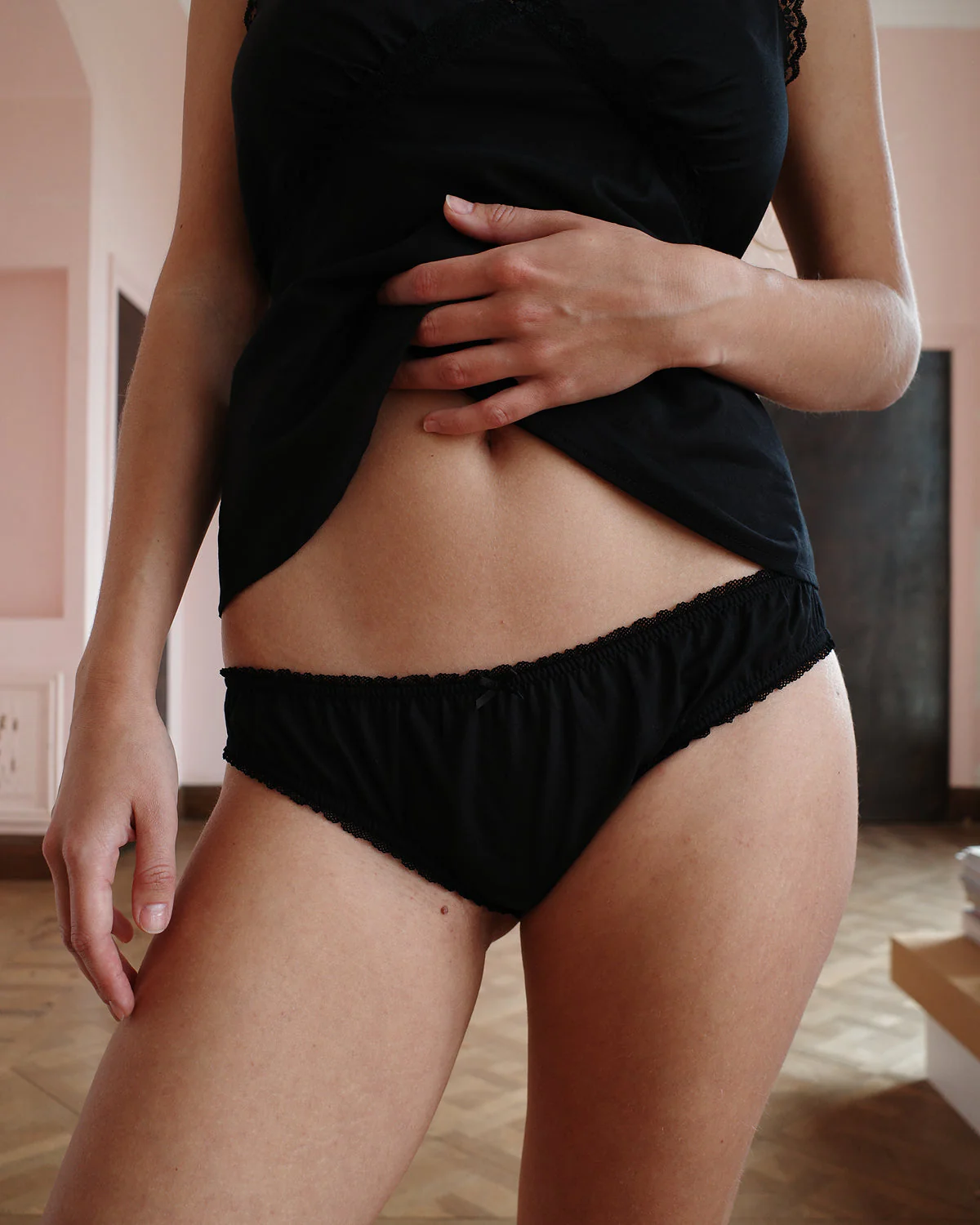 The Brief 3-Pack: Cotton Voile Black, White & Fleur - Image 7