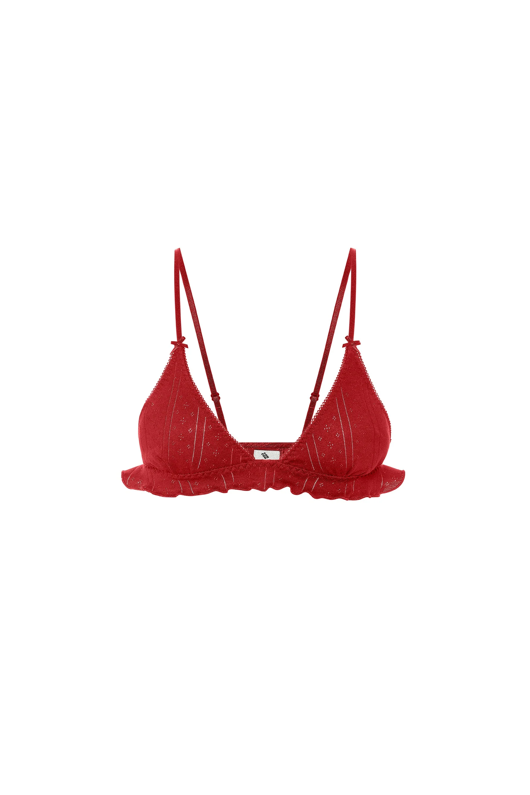 The Butterfly Bralette Cherry Red - Image 3