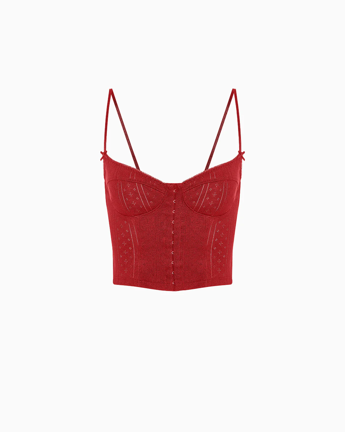 The Corselette Cherry Red