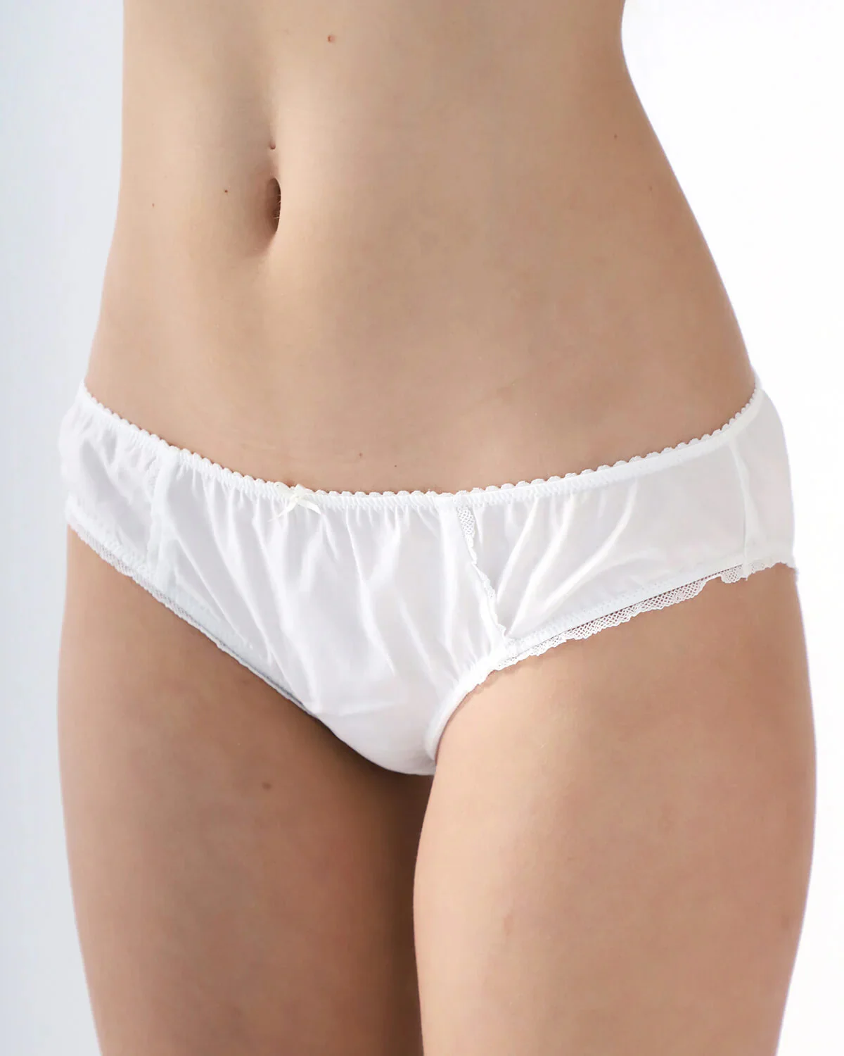 The French Brief: Cotton Voile White - Image 6