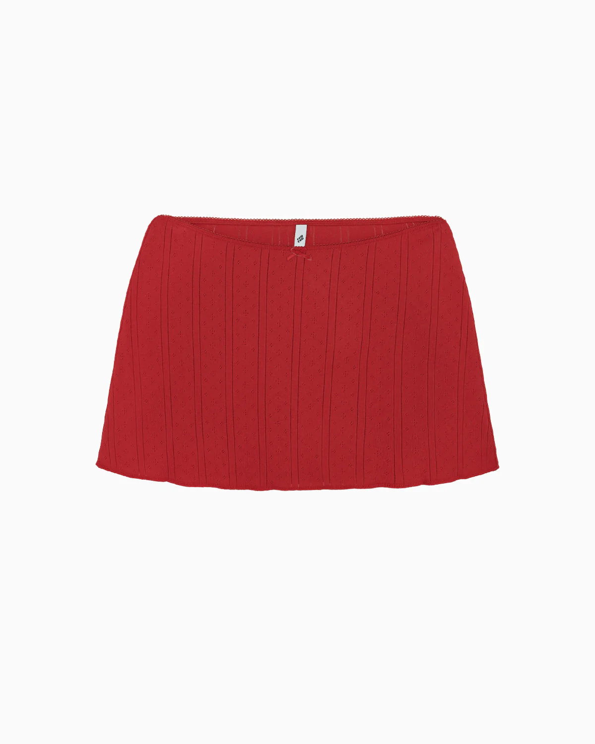 The Mini Skirt Cherry Red