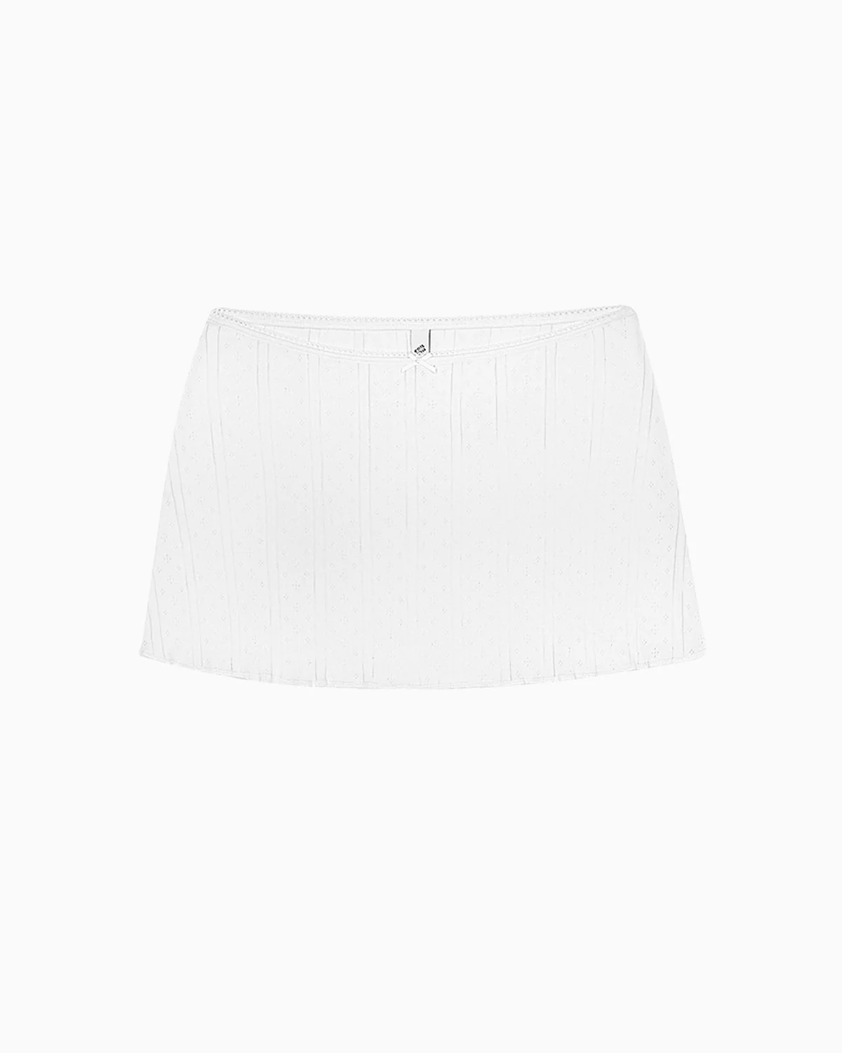 The Mini Skirt White