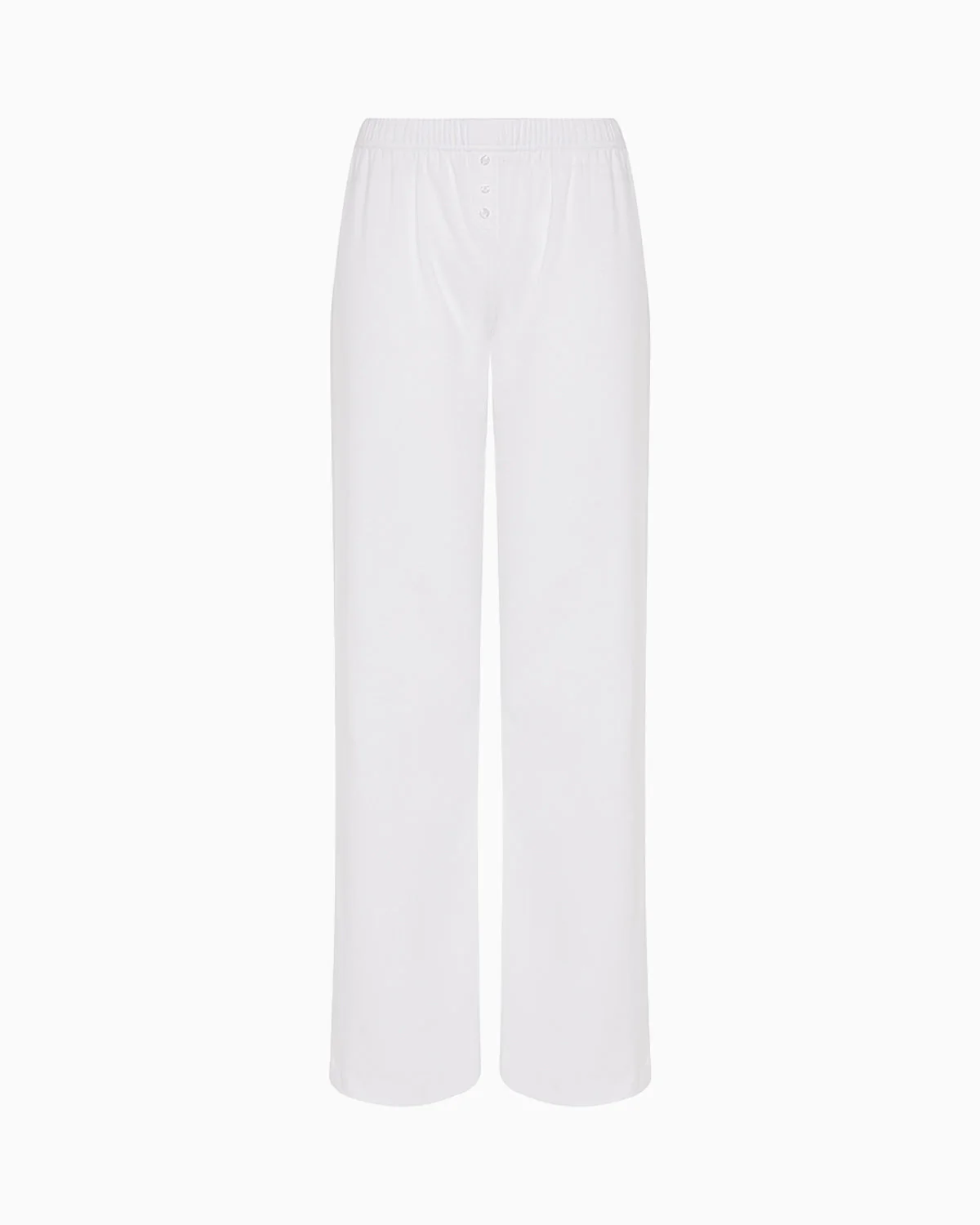 The Pant: Cotton Jersey White
