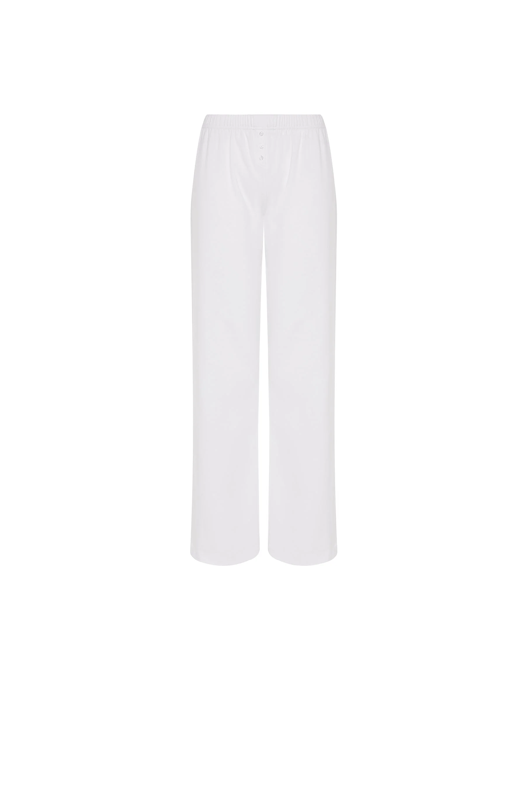The Pant: Cotton Jersey White - Image 3