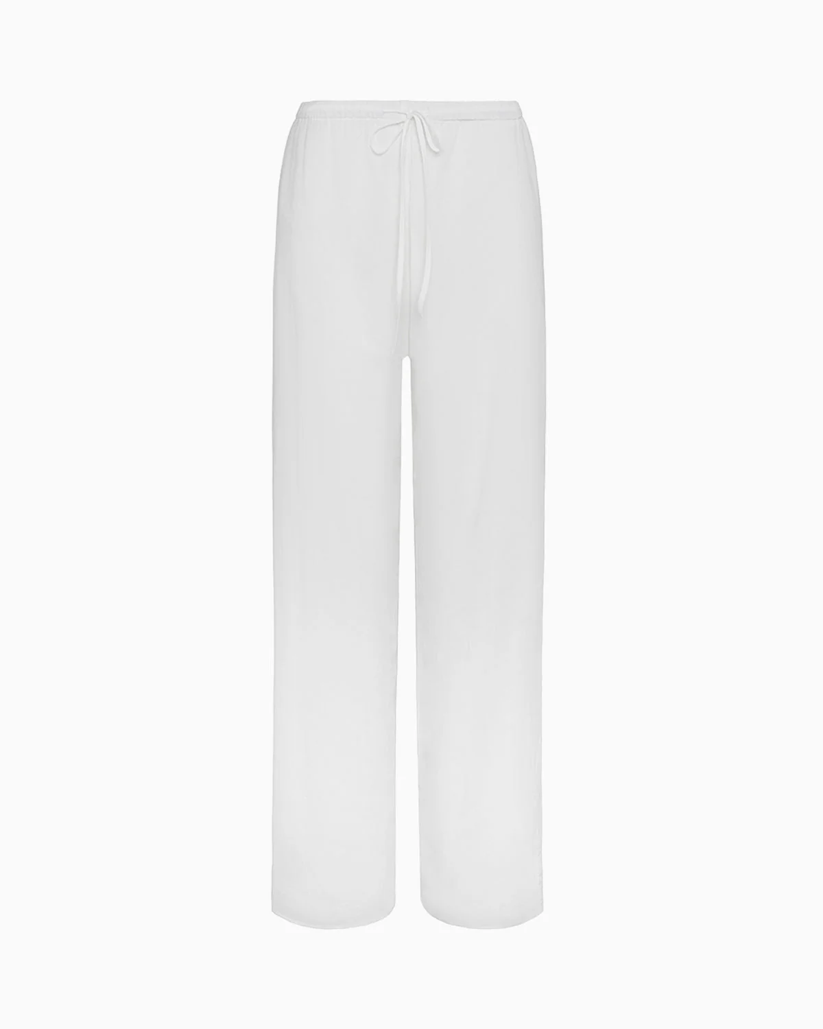 The Pant: Cotton Voile White