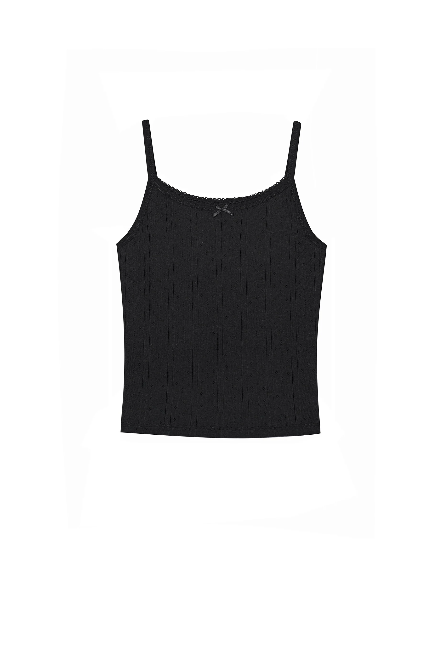 The Picot Tank Regular Black - Image 3