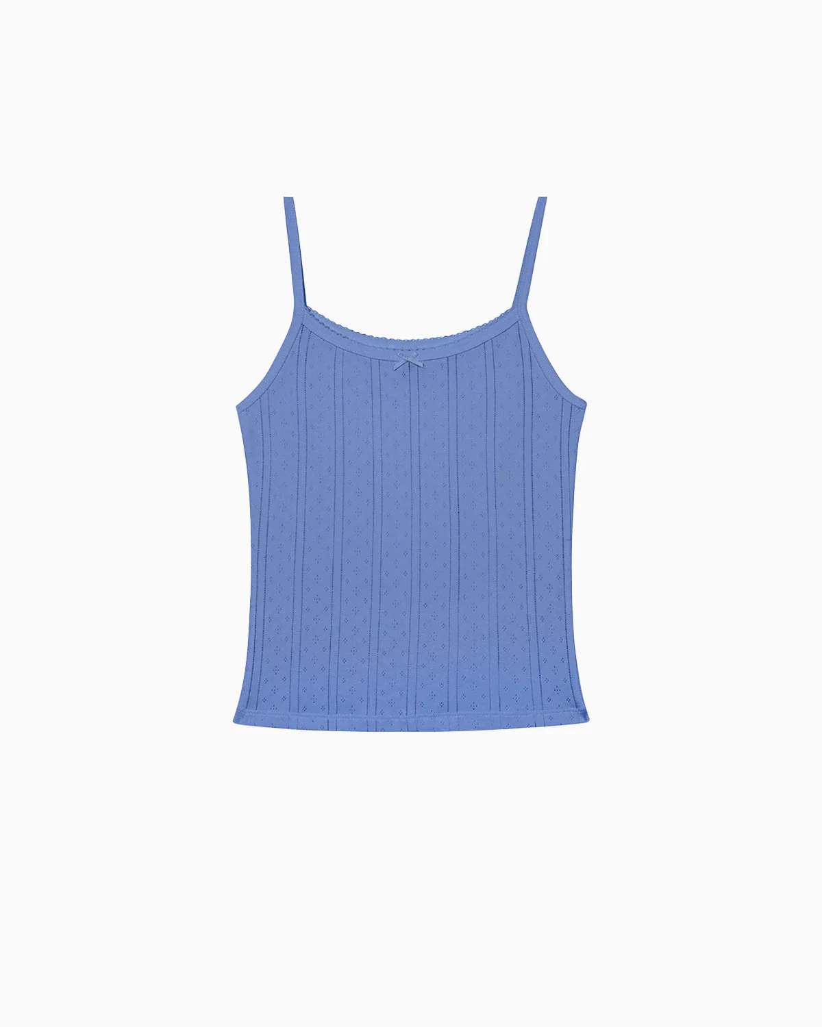 The Picot Tank Regular French Blue