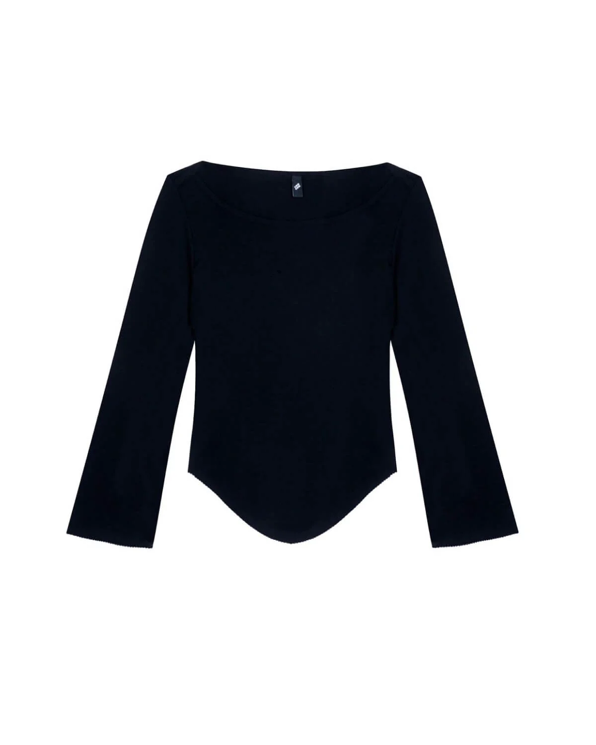 The Rina Long Sleeve: Cotton Jersey Black - Image 3