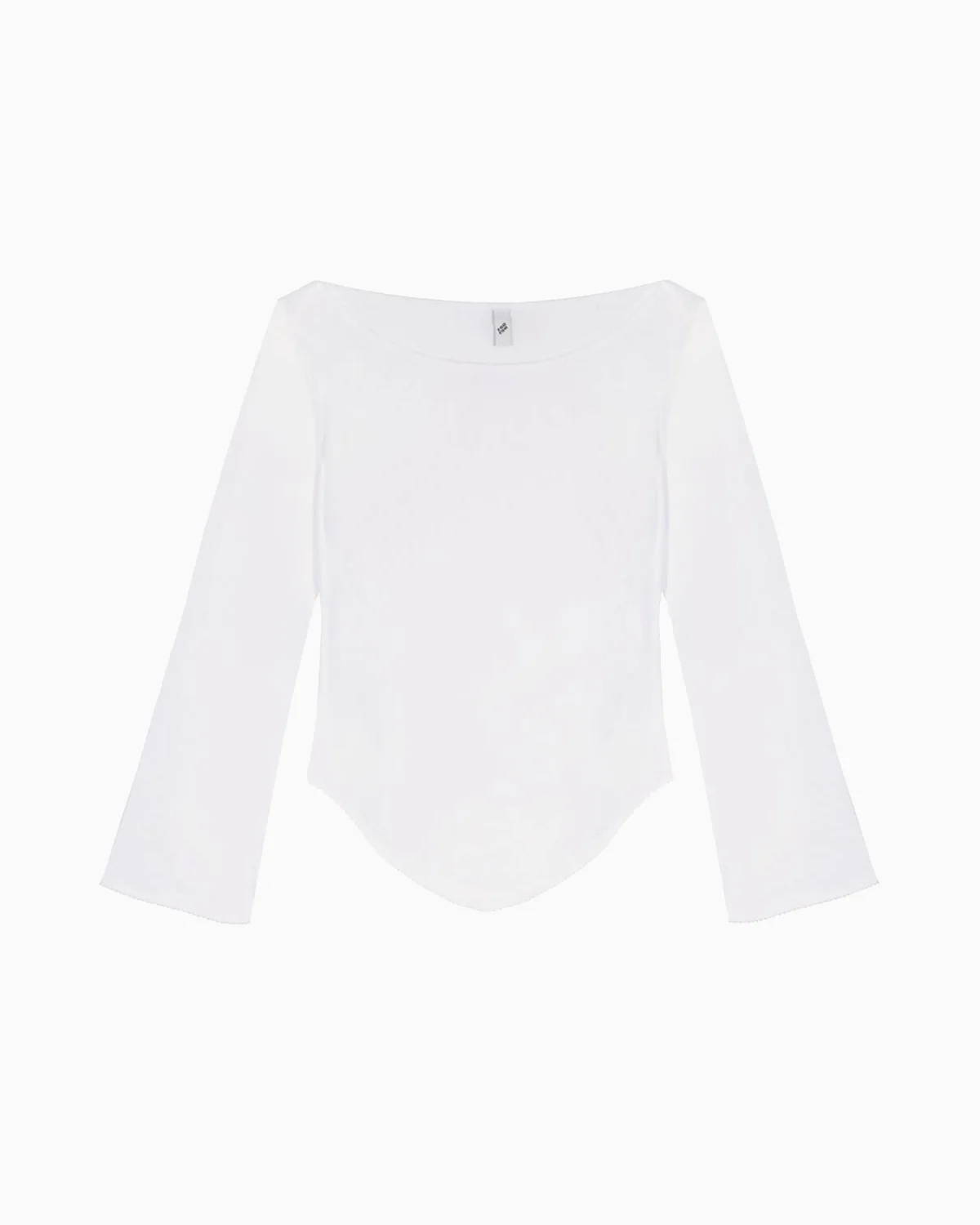 The Rina Long Sleeve: Cotton Jersey White