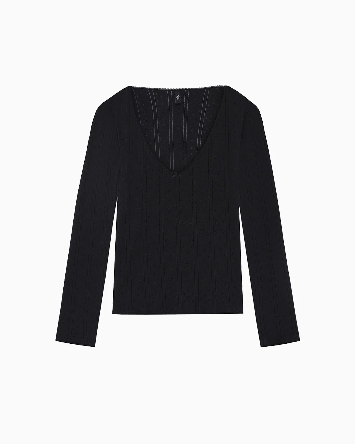 The Scoop Long Sleeve Black