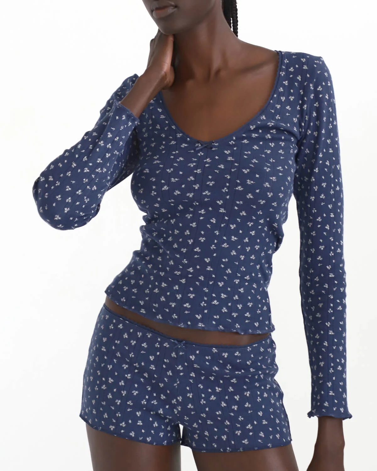 The Scoop Long Sleeve Midnight Fields - Image 6