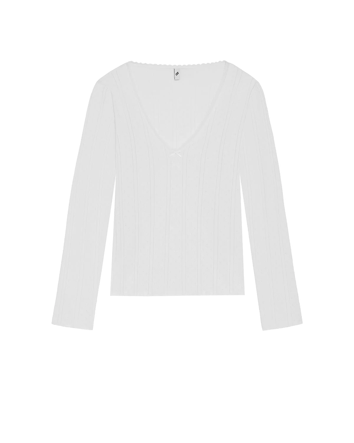 The Scoop Long Sleeve White - Image 3