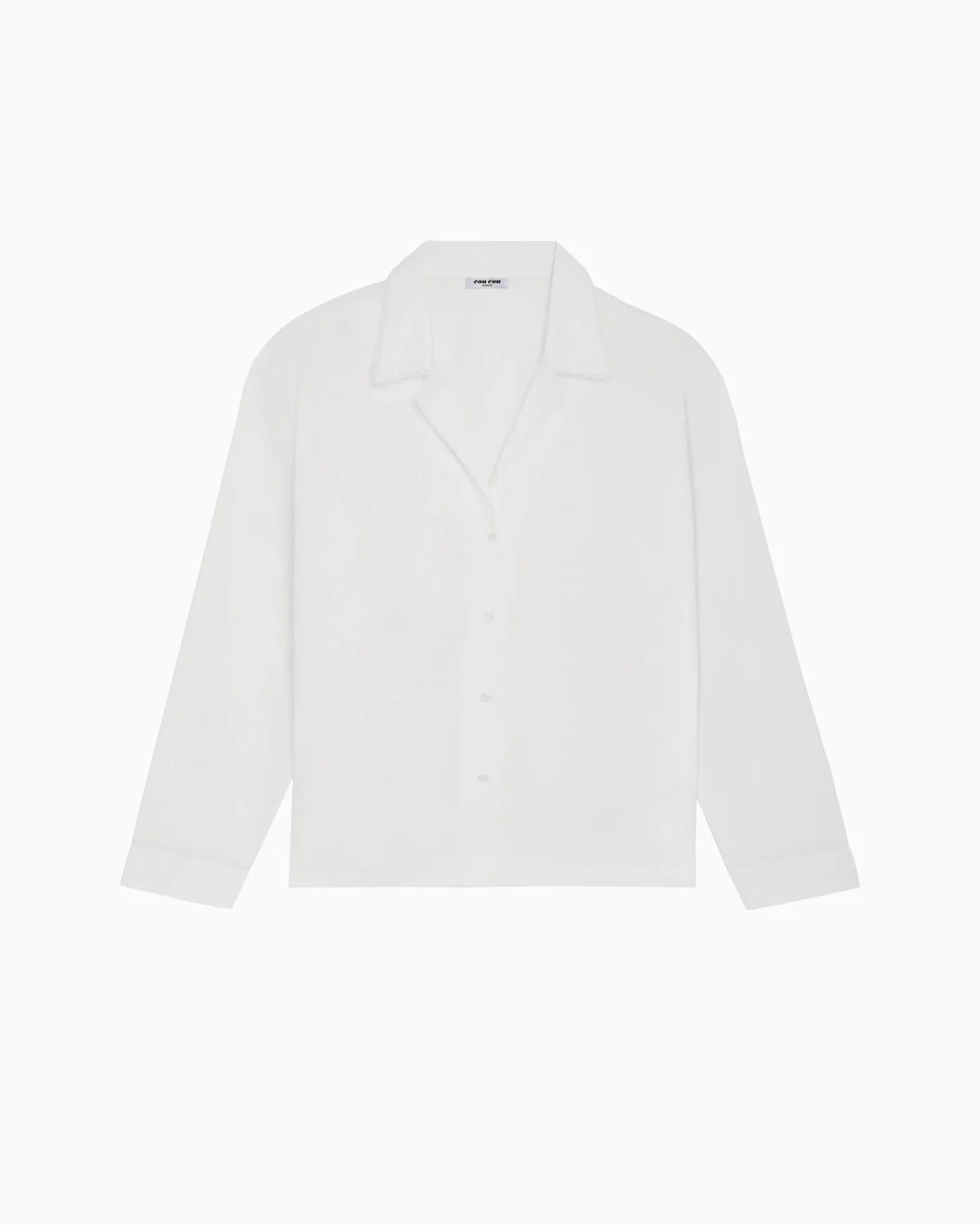 The Sunday Shirt: Cotton Voile White