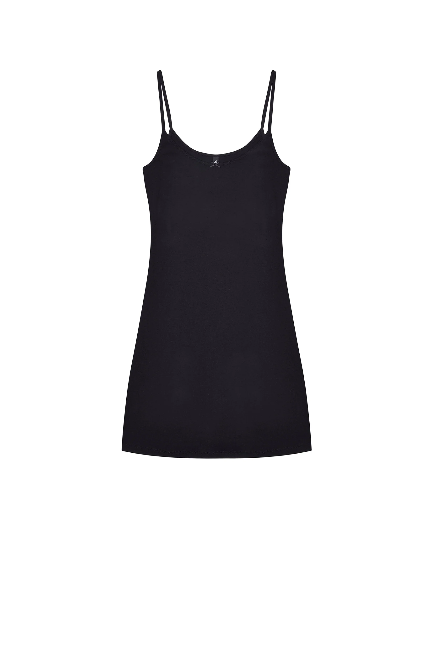 The Tank Dress: Cotton Jersey Black - Image 3