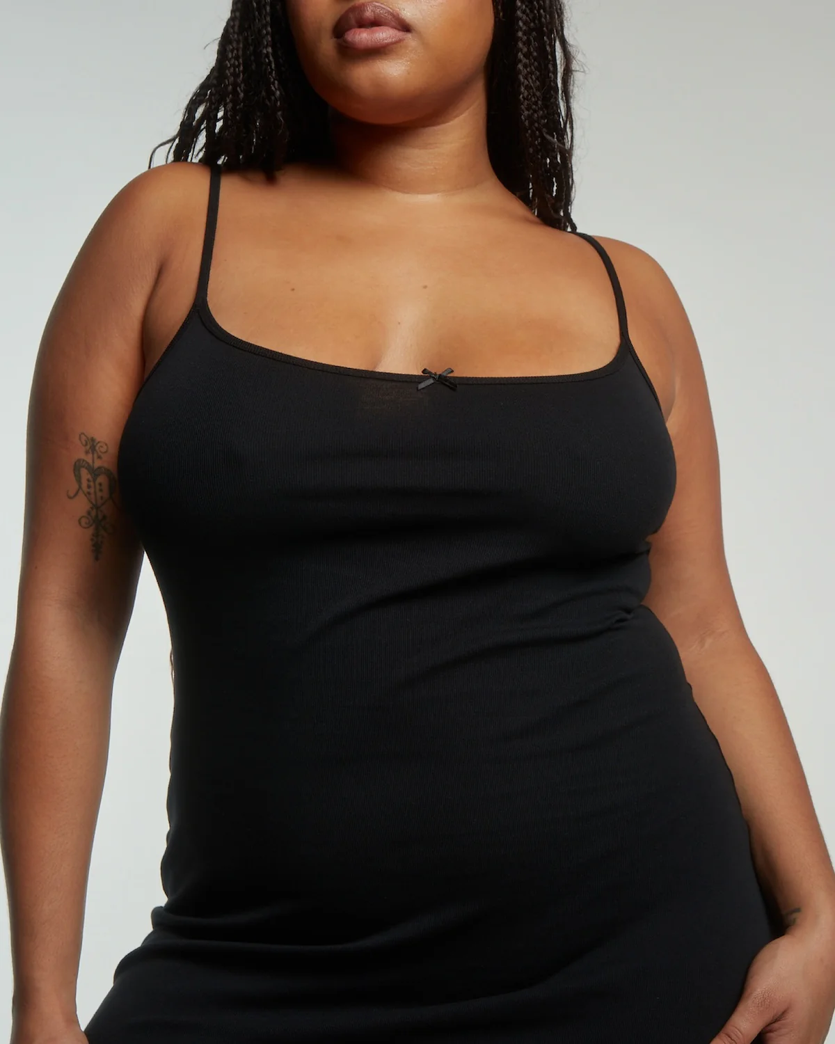 The Tank Dress: Cotton Jersey Black - Image 6