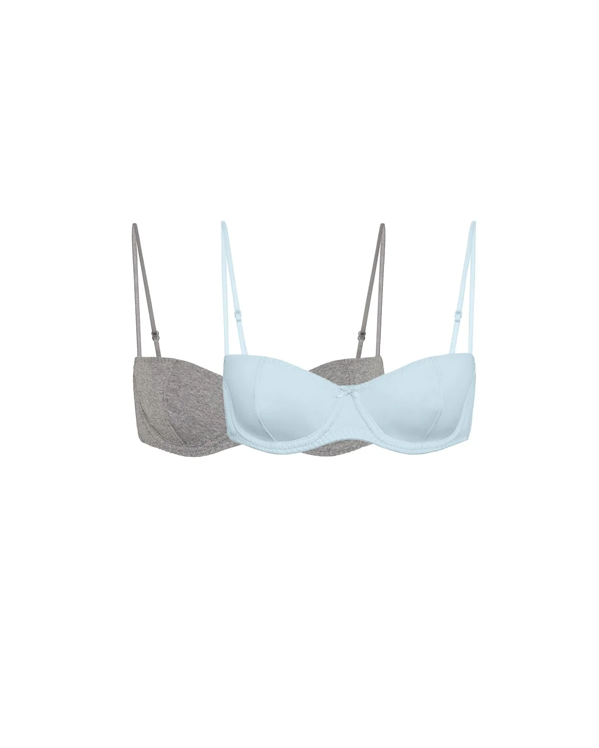 The Teacup: Cotton Jersey Sky Blue - Image 6