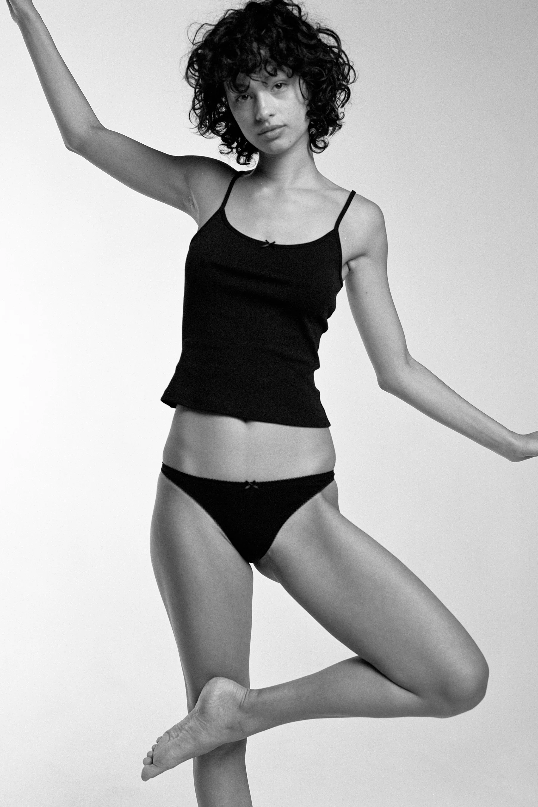 The Thong 3-Pack: Cotton Jersey Black, White & Grey - Image 2