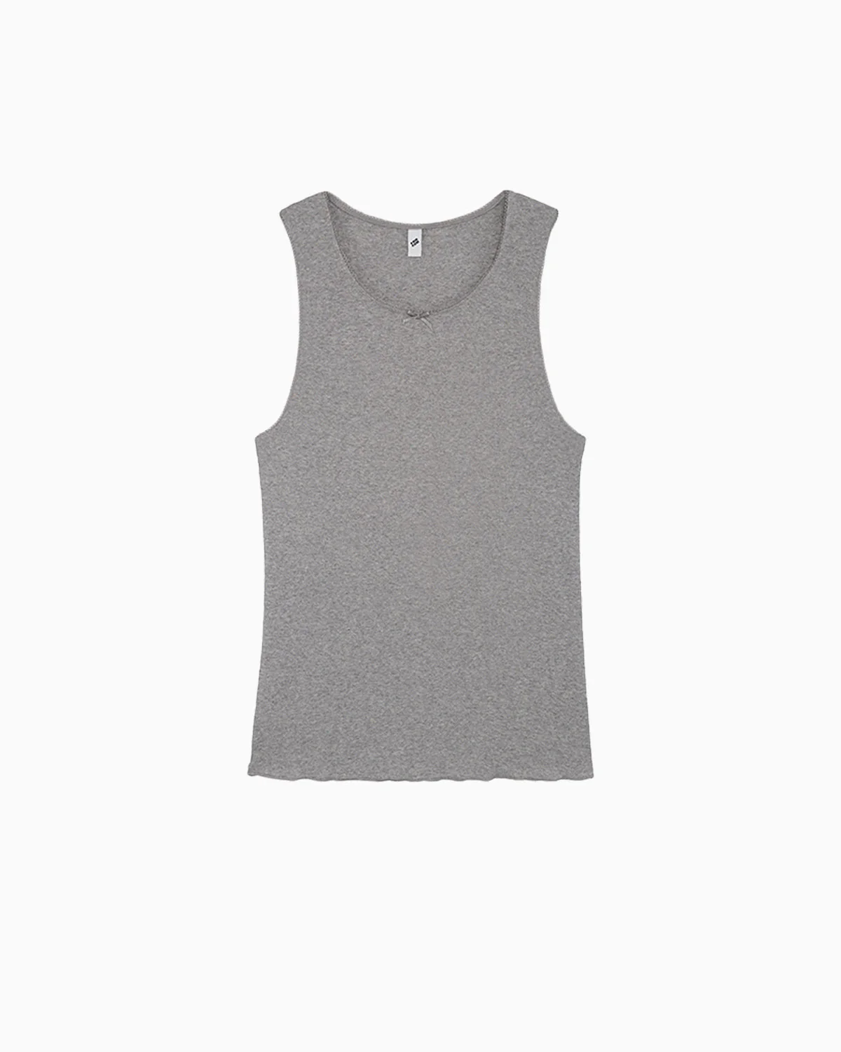 The Vest: Cotton Jersey Grey
